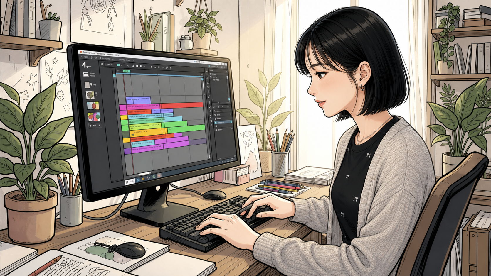 女性向けコンテンツの制作イメージ